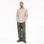 The Grey Striped Japanese Poplin showing its wearability and versatility.