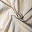 The texture on the Grey Striped Japanese Poplin.