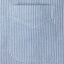 The front pocket on the Blue Stripe Linen Short Sleeve shirt.